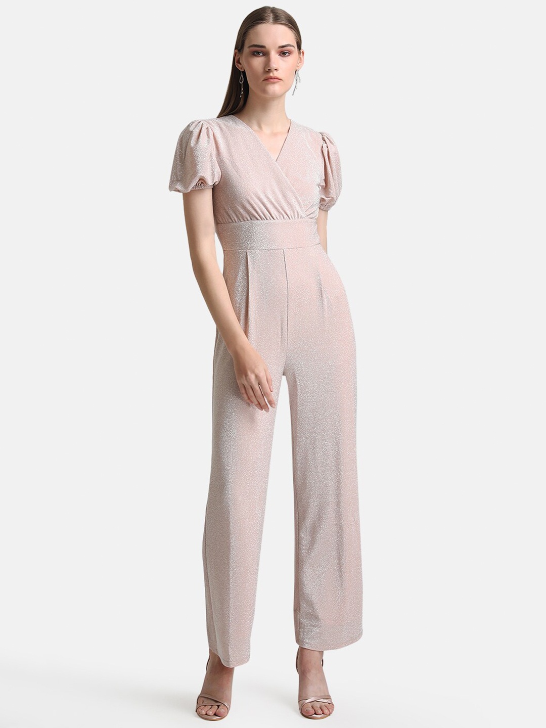 

Kazo Pink Front Wrap Jumpsuit