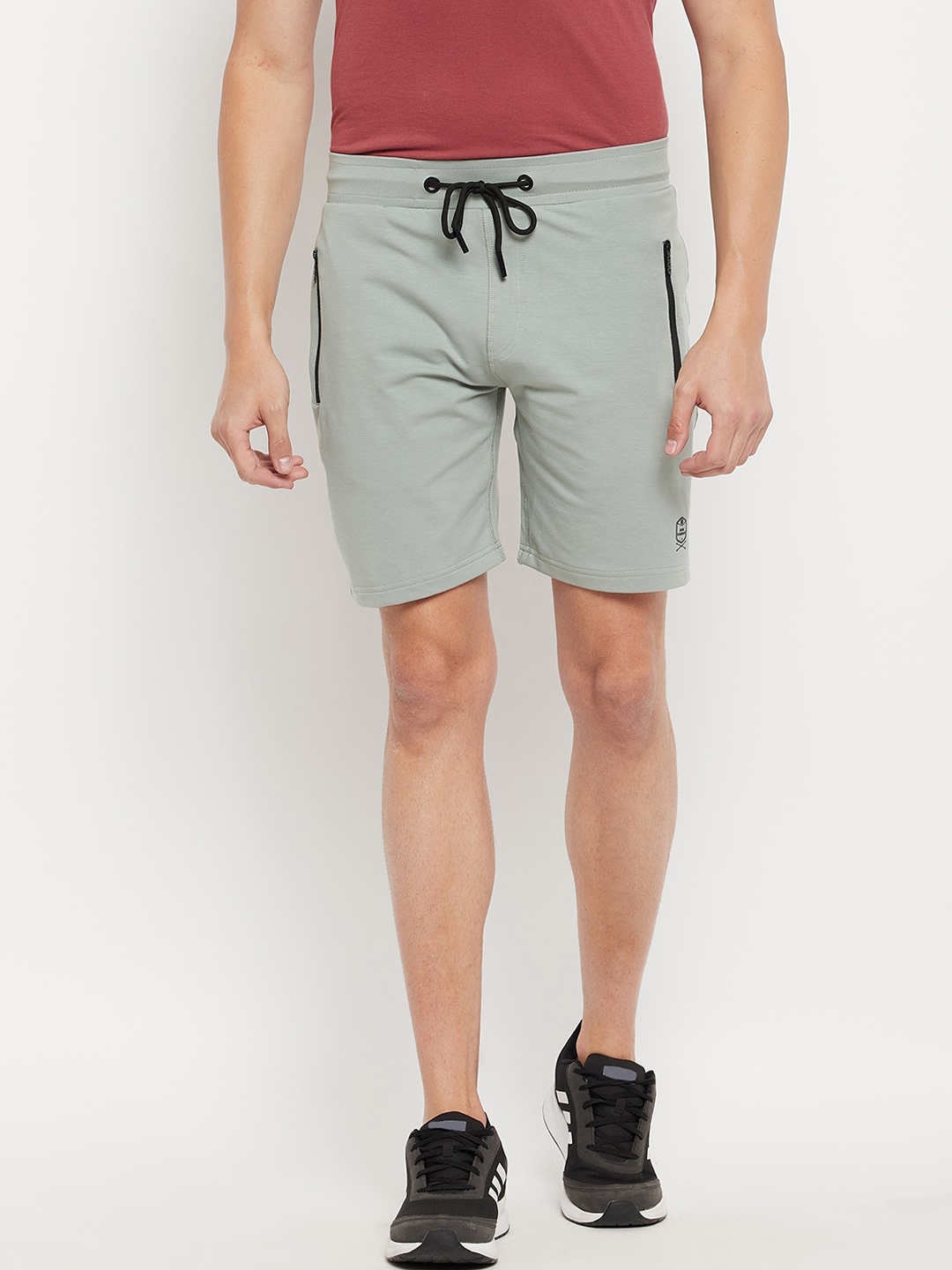 Duke Men Green Sports Shorts
