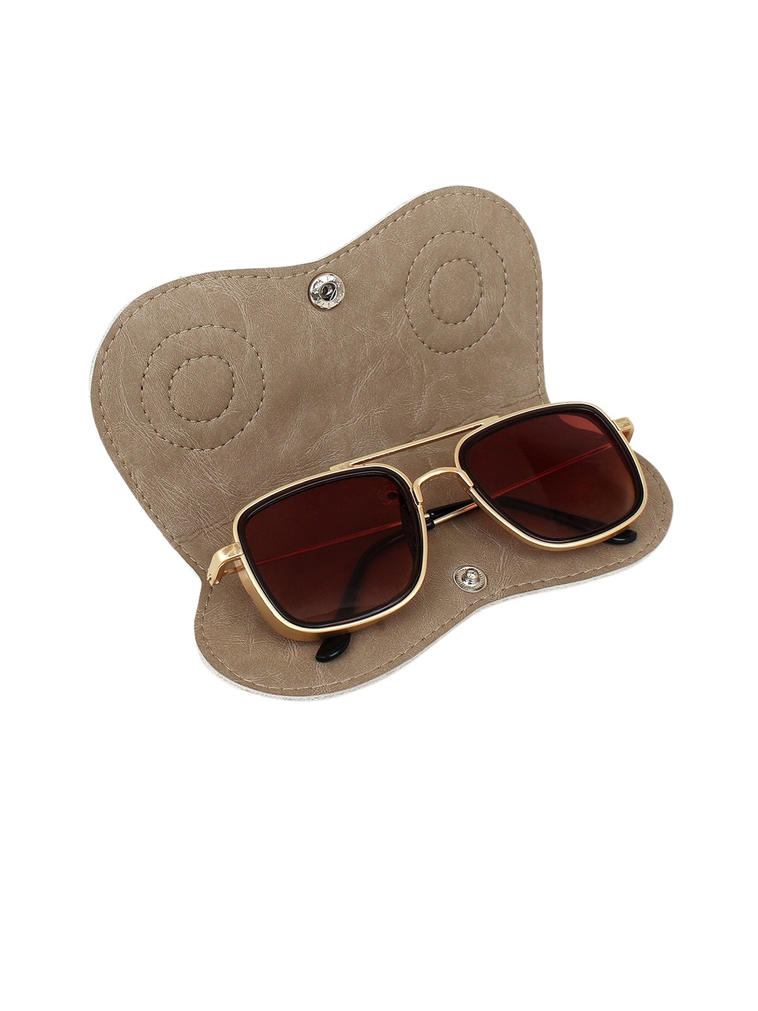 

yelloe Women Beige Owl Sunglasses Case