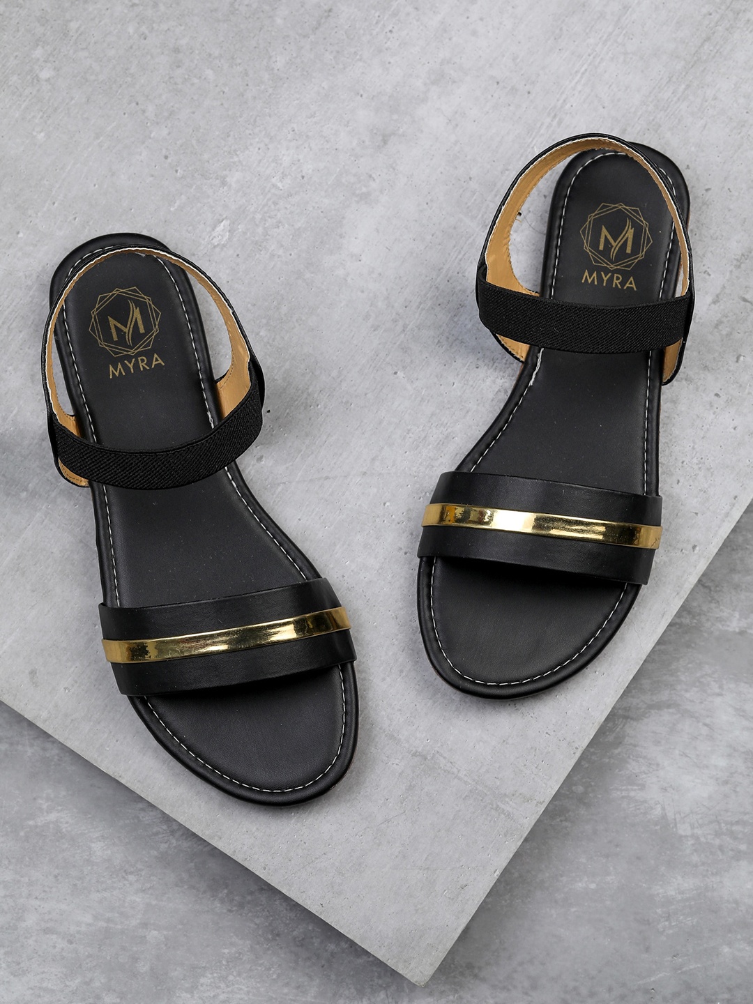 

Myra Women Black Flats