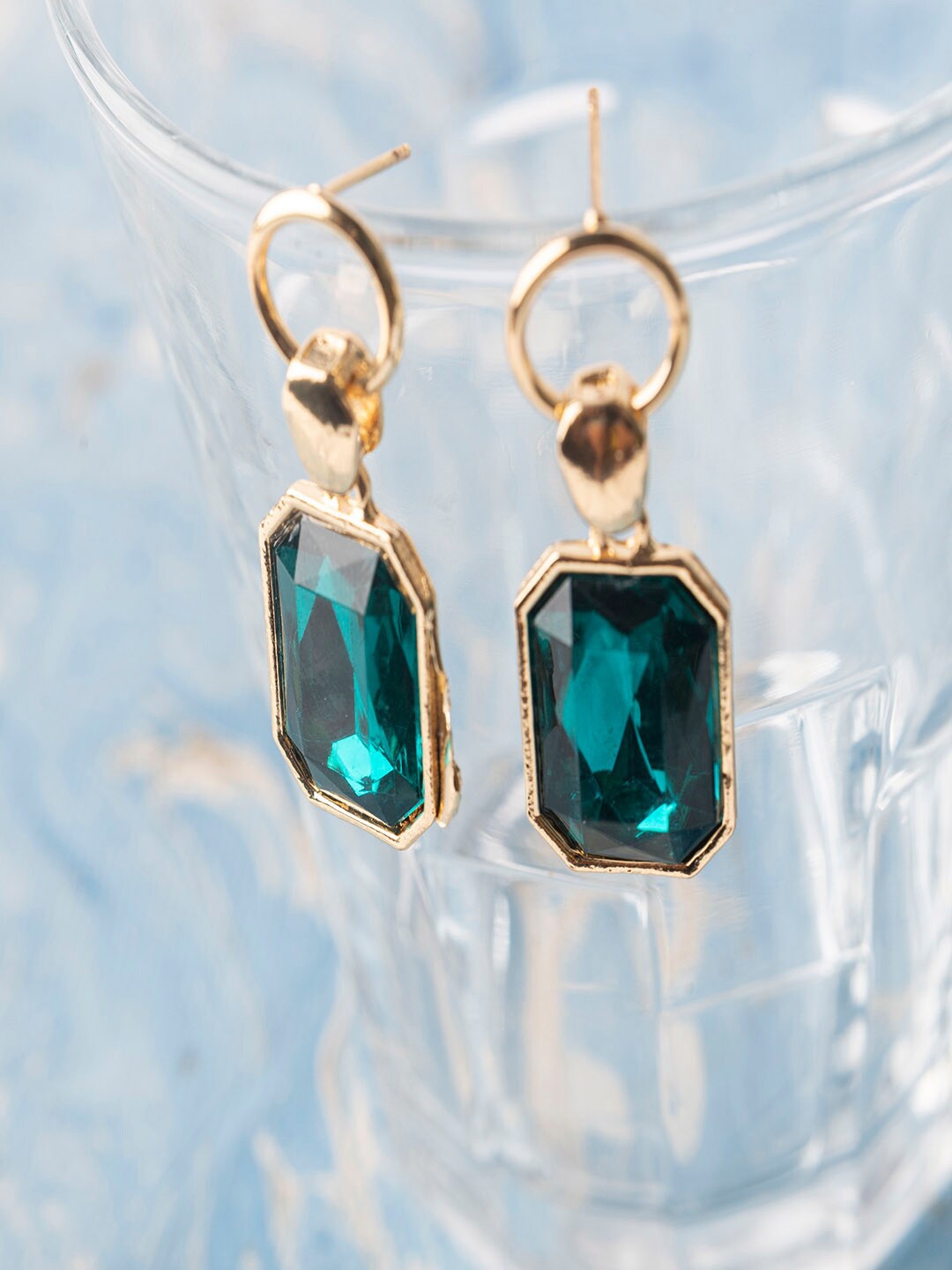 

Jewelz Green Studs Earrings