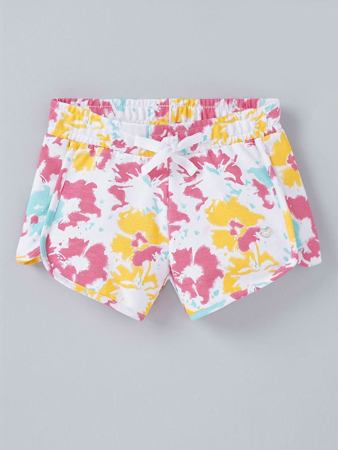 

Ed-a-Mamma Girls Multicoloured Floral Printed Shorts, Multi