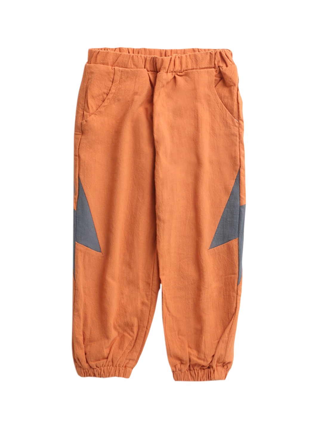 

Hopscotch Boys Brown Solid Cotton Joggers