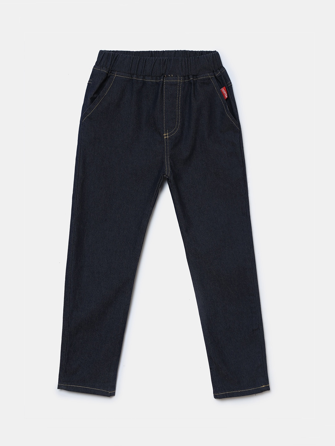 

Hopscotch Boys Navy Blue Relaxed Fit Stretchable Jeans