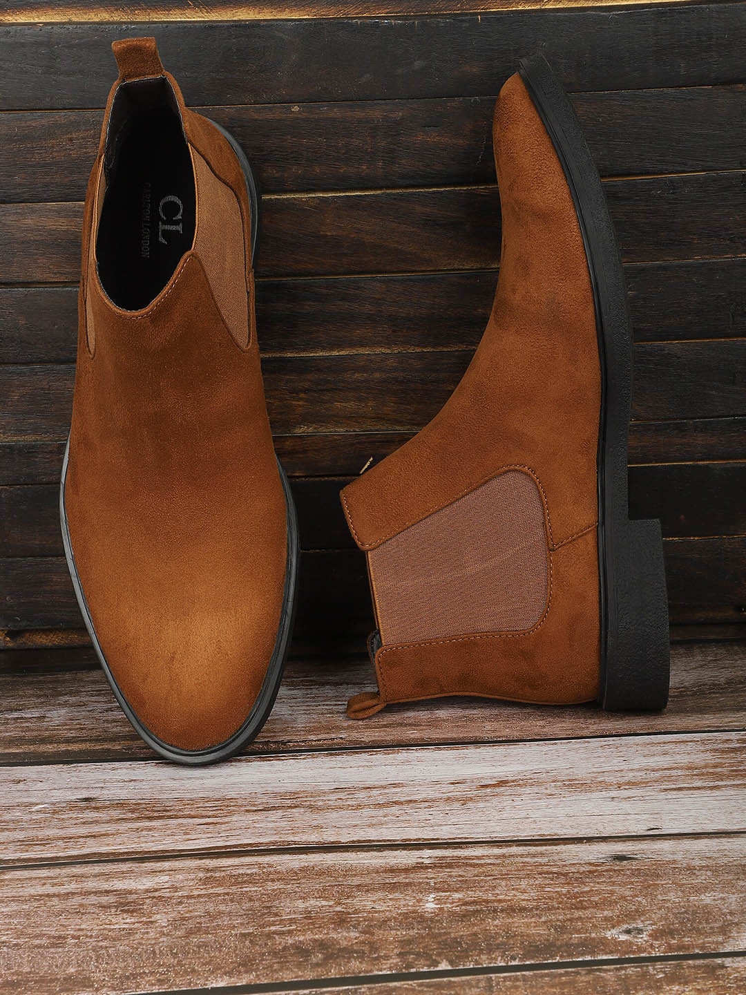 

Carlton London Men Tan Solid Slip On Regular Boots
