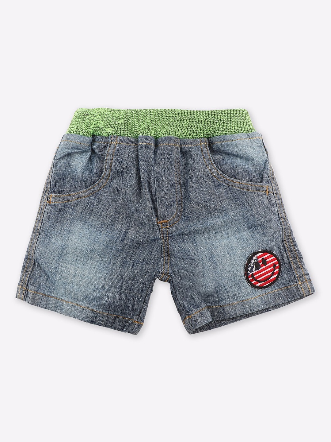 

Little County Boys Blue Washed Outdoor Pure Cotton Denim Shorts