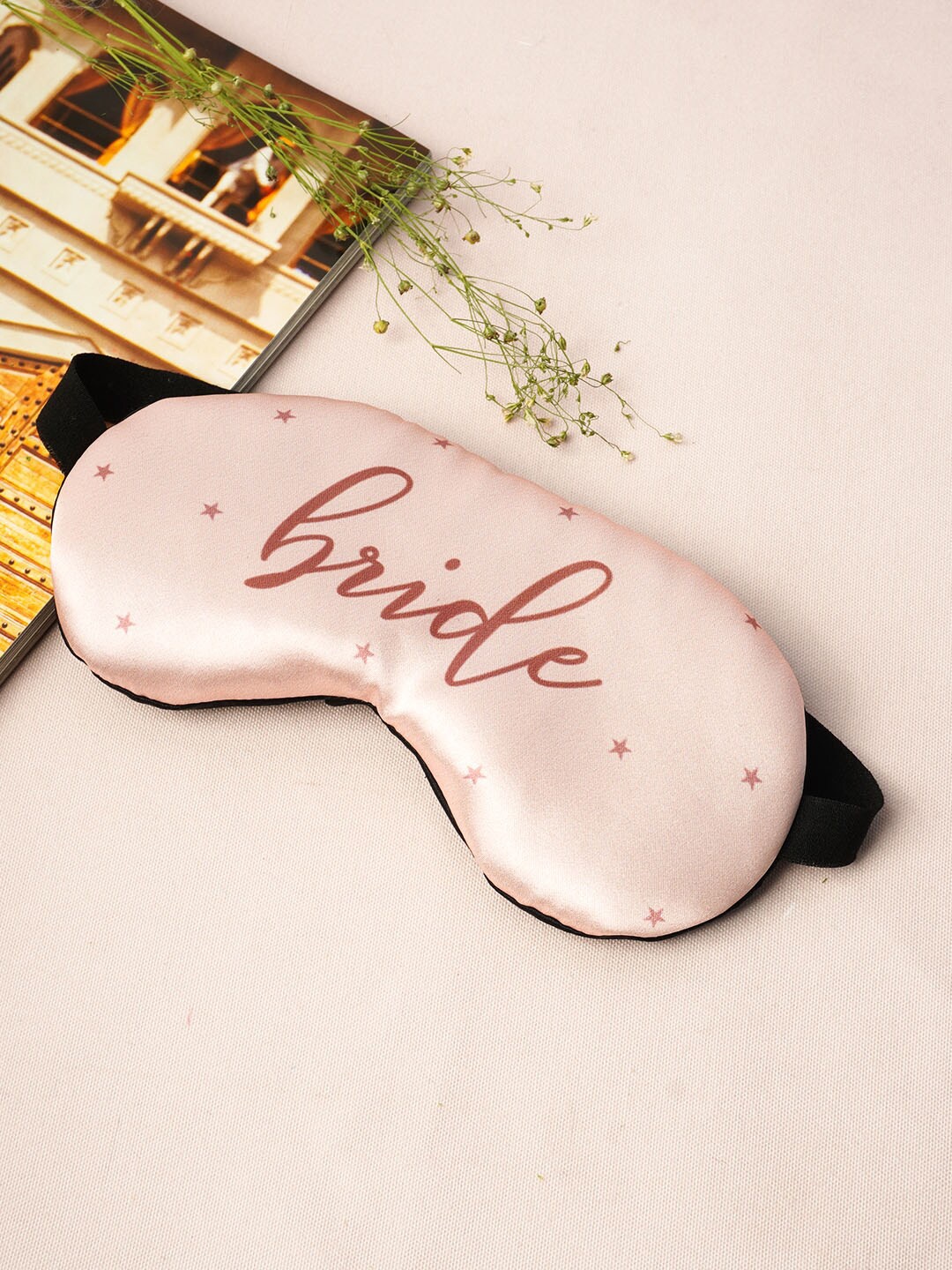 

Crazy Corner Unisex Pink Bride Printed Eye Mask