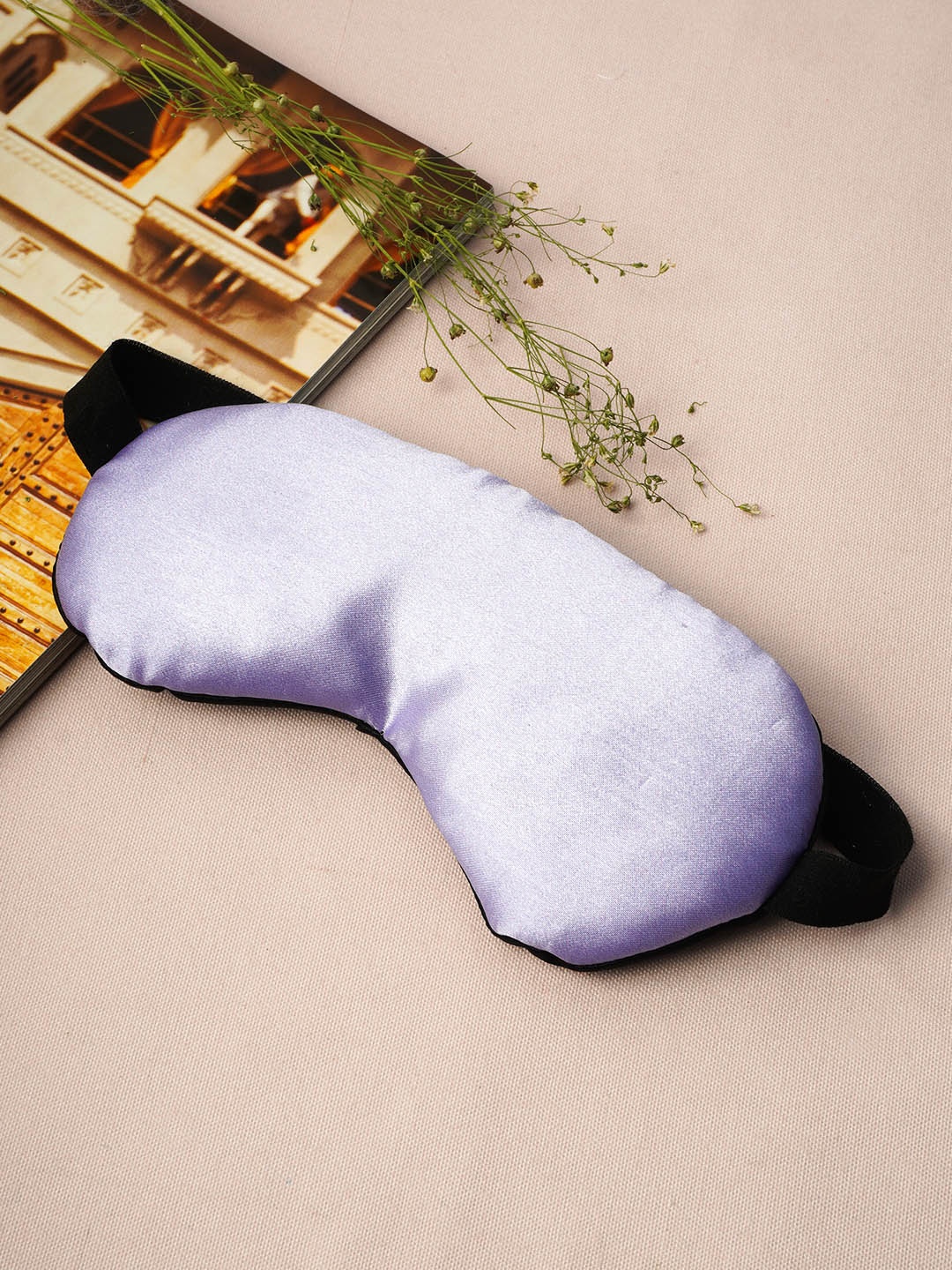 Crazy Corner Unisex Purple Solid Eye Mask