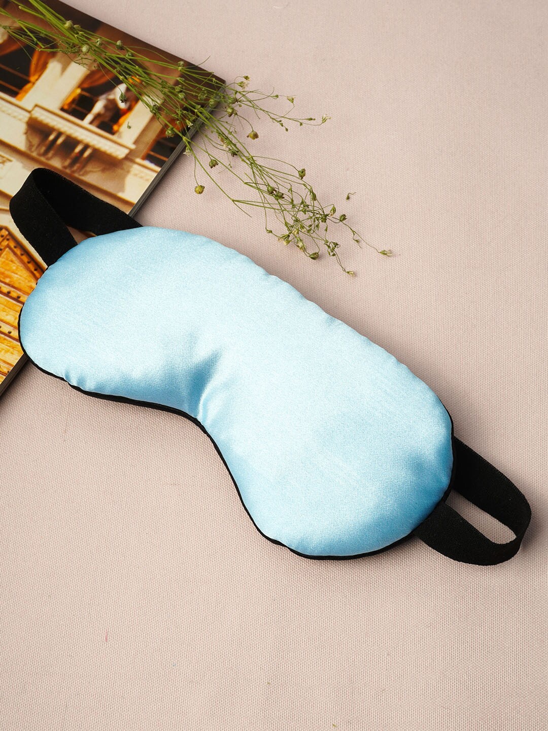 

Crazy Corner Unisex Blue Solid Eye Mask