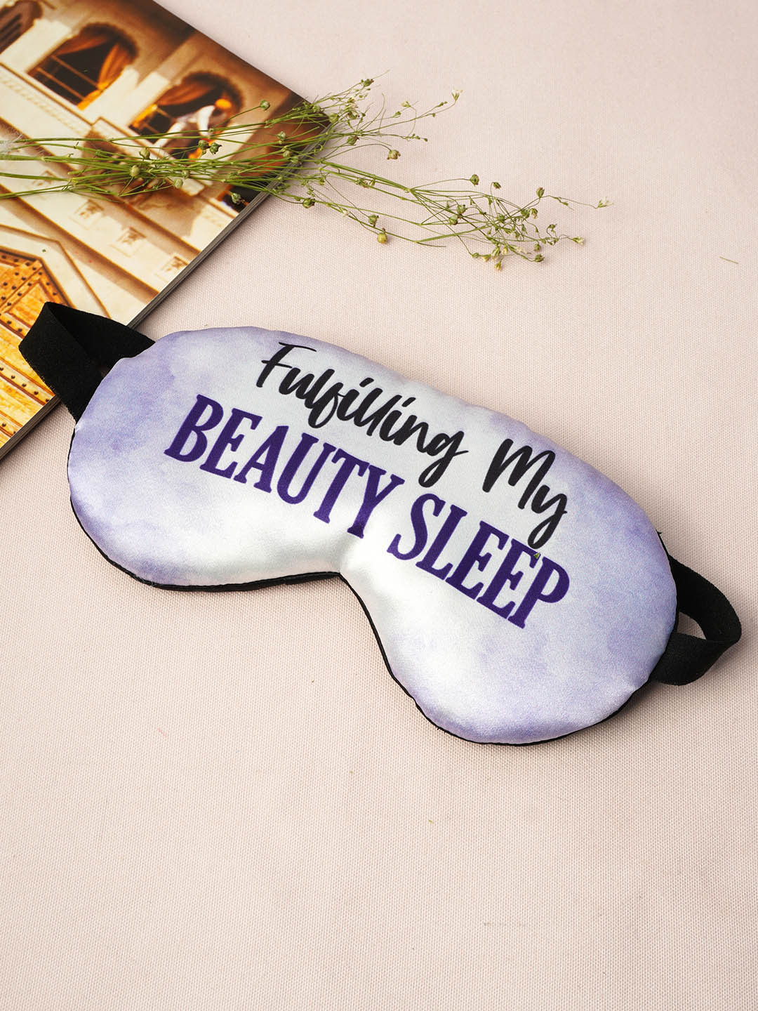 

Crazy Corner Unisex Purple Printed Eye Mask