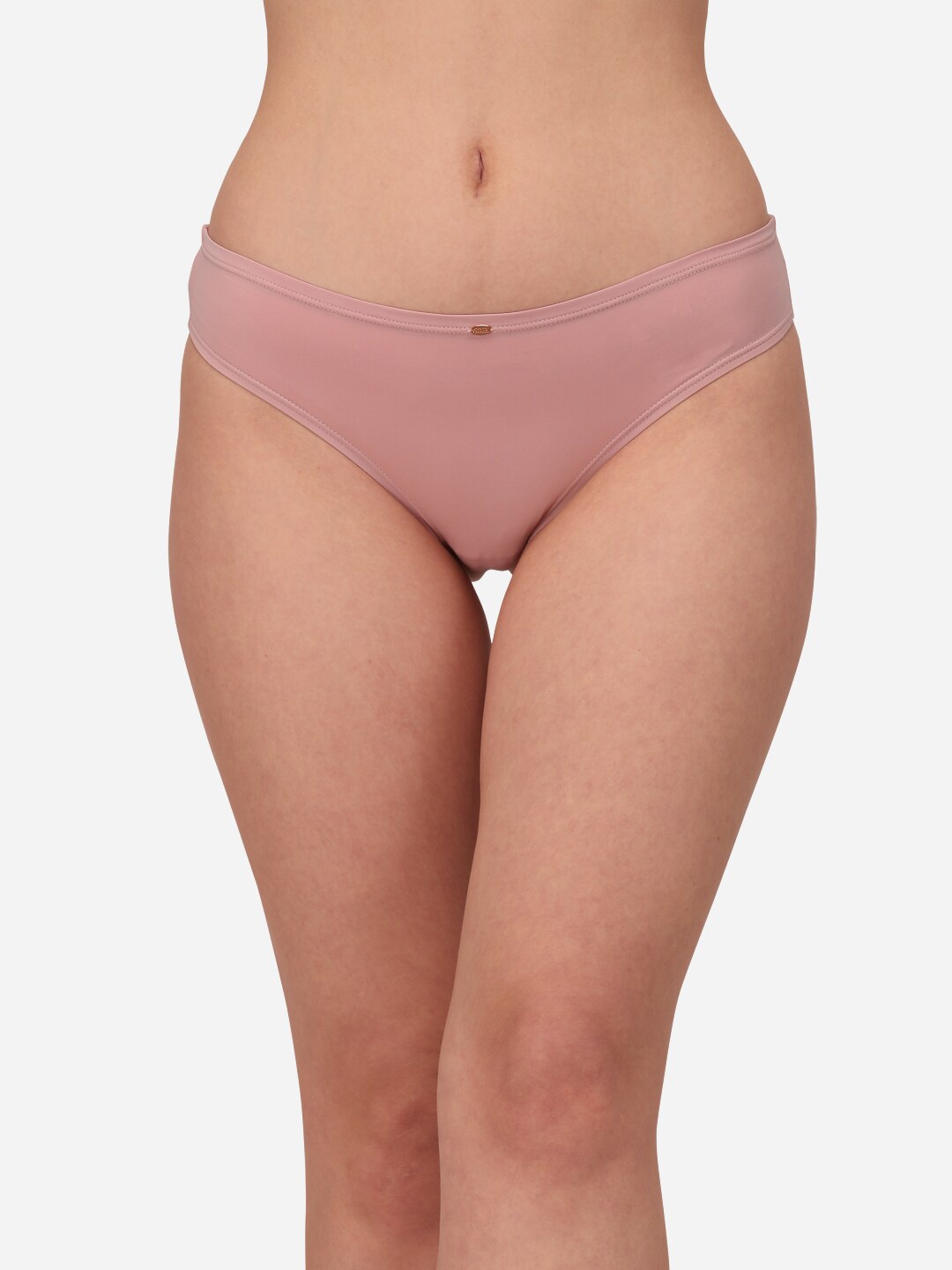 

Soie Women Mid Rise No VPL Medium Coverage Ultra Soft Briefs, Pink