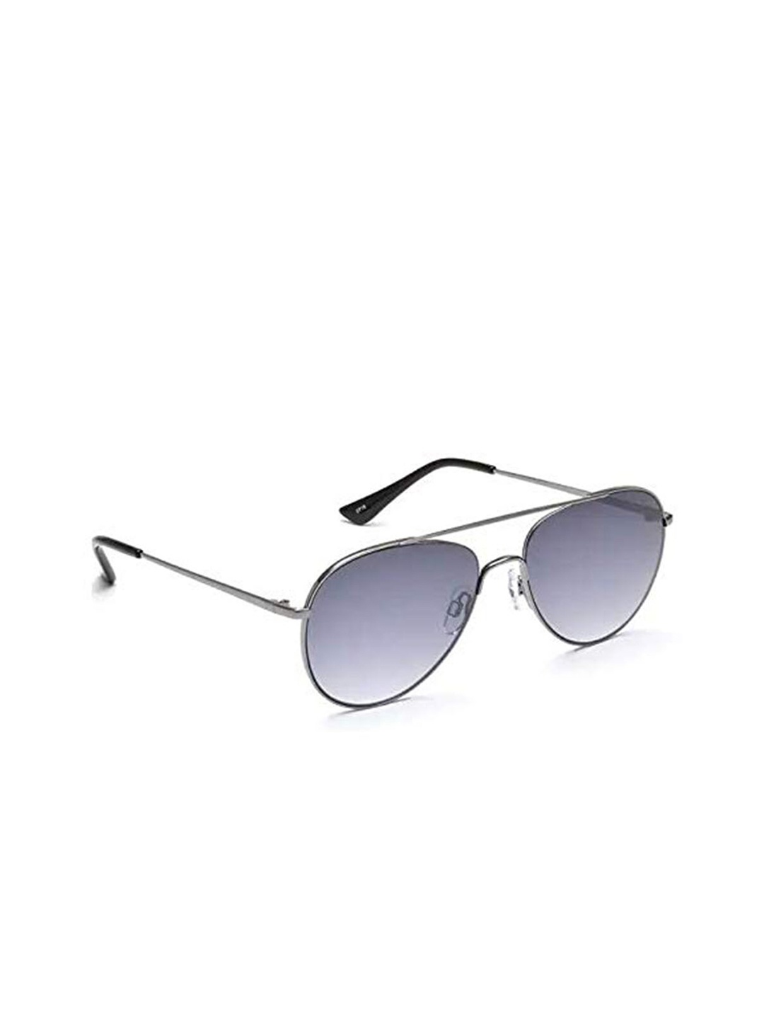 

IDEE Unisex Blue Lens & Steel-Toned Aviator Sunglasses with Polarised and UV Protected Lens