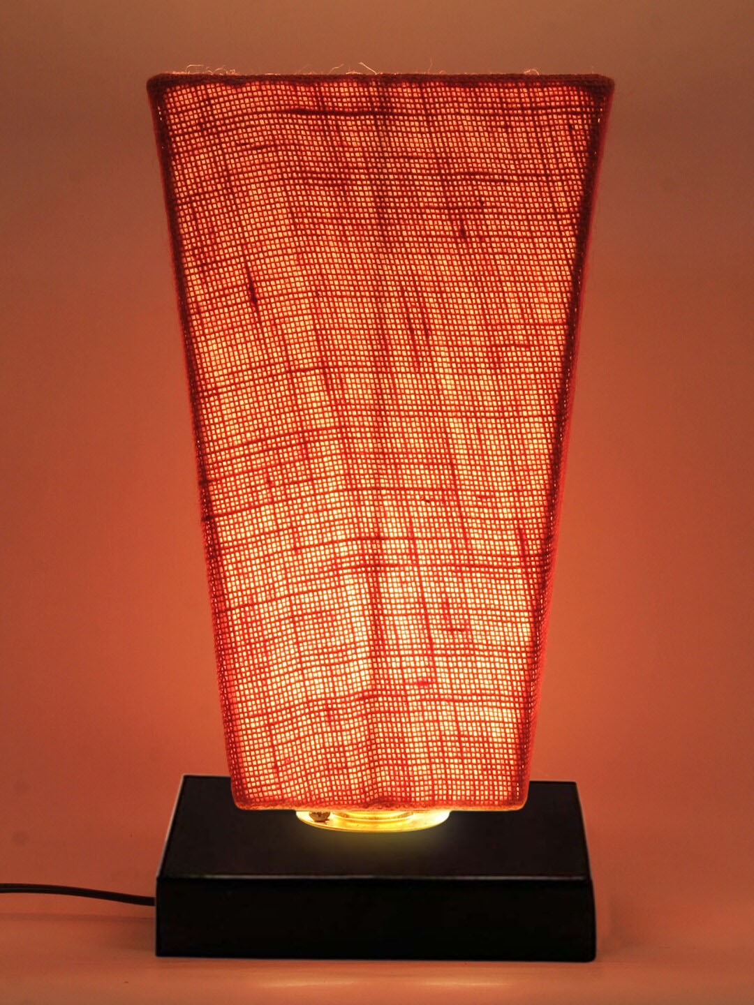 

Devansh Pink Solid Jute Shade Table Lamp
