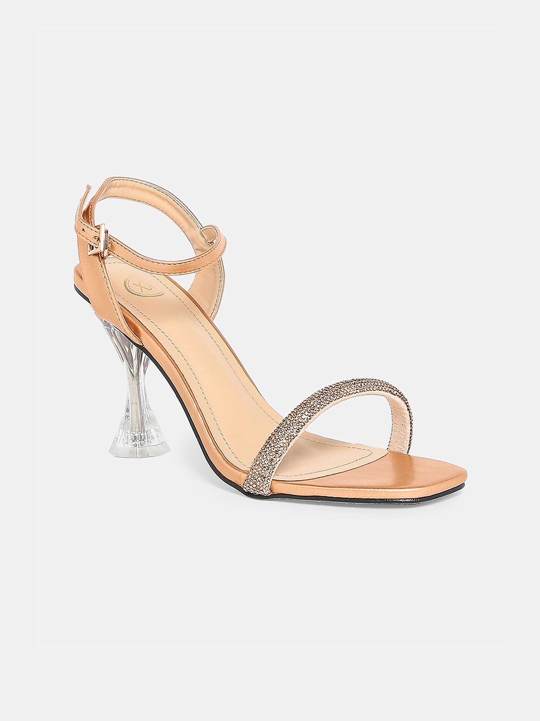 

20Dresses Rose Embellished PU Party Sandals with Buckles