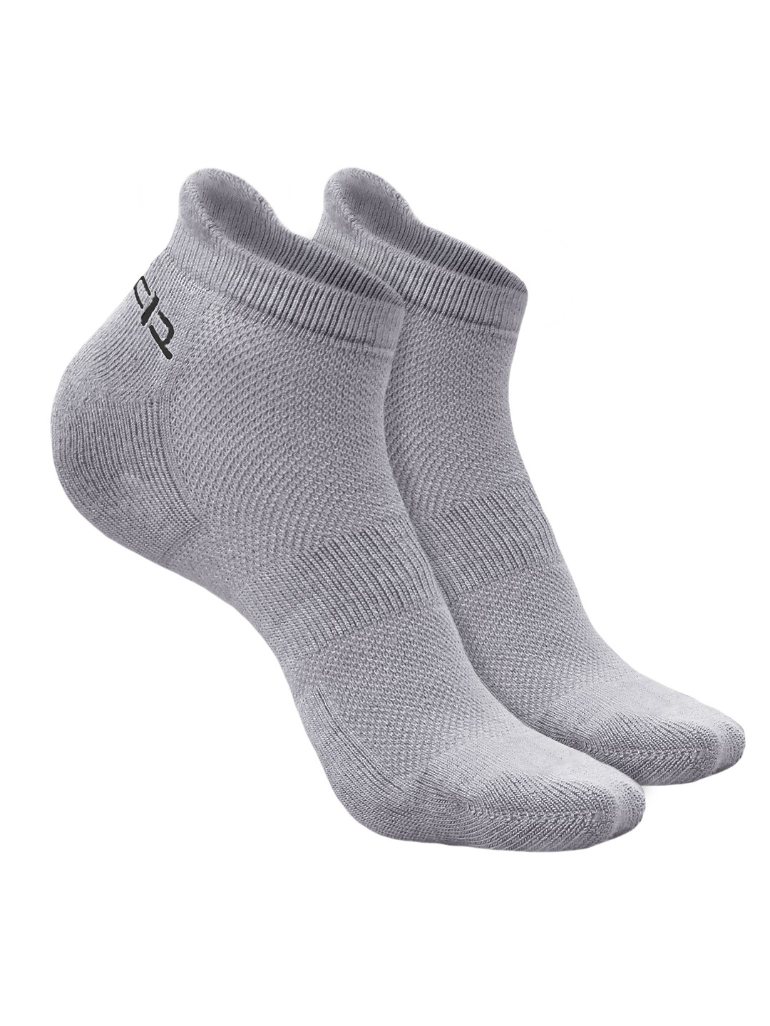 

Heelium Men Pack of 2 Bamboo Super Soft & Odour-Free Breathable Ankle-Length Socks, Grey melange