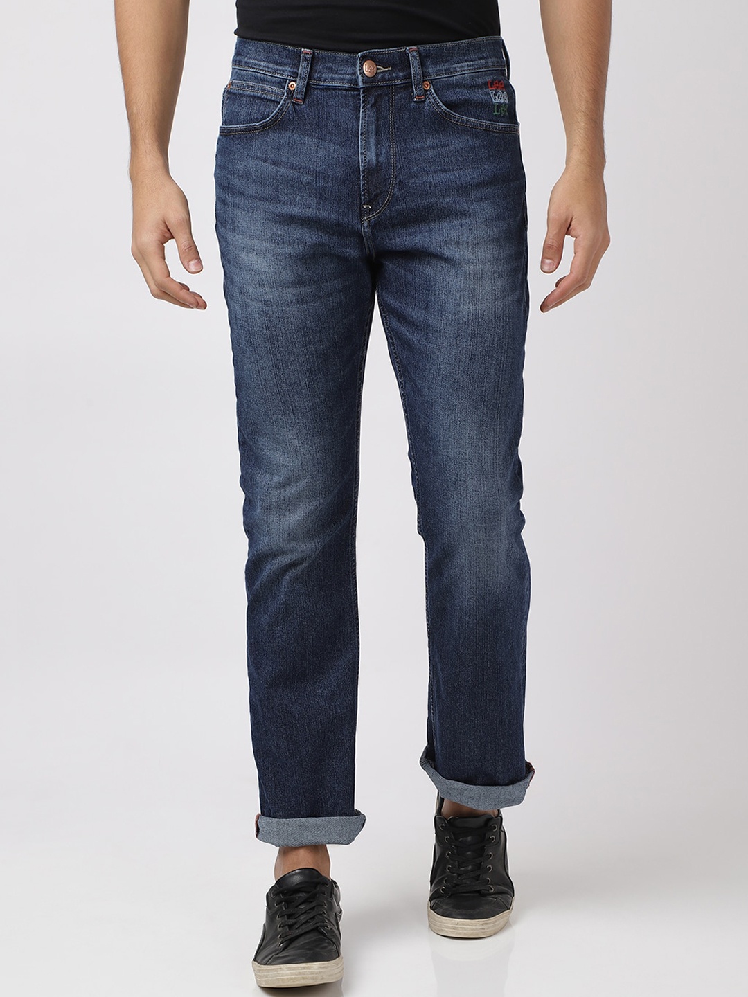 

Lee Men Blue Bootcut Light Fade Stretchable Jeans