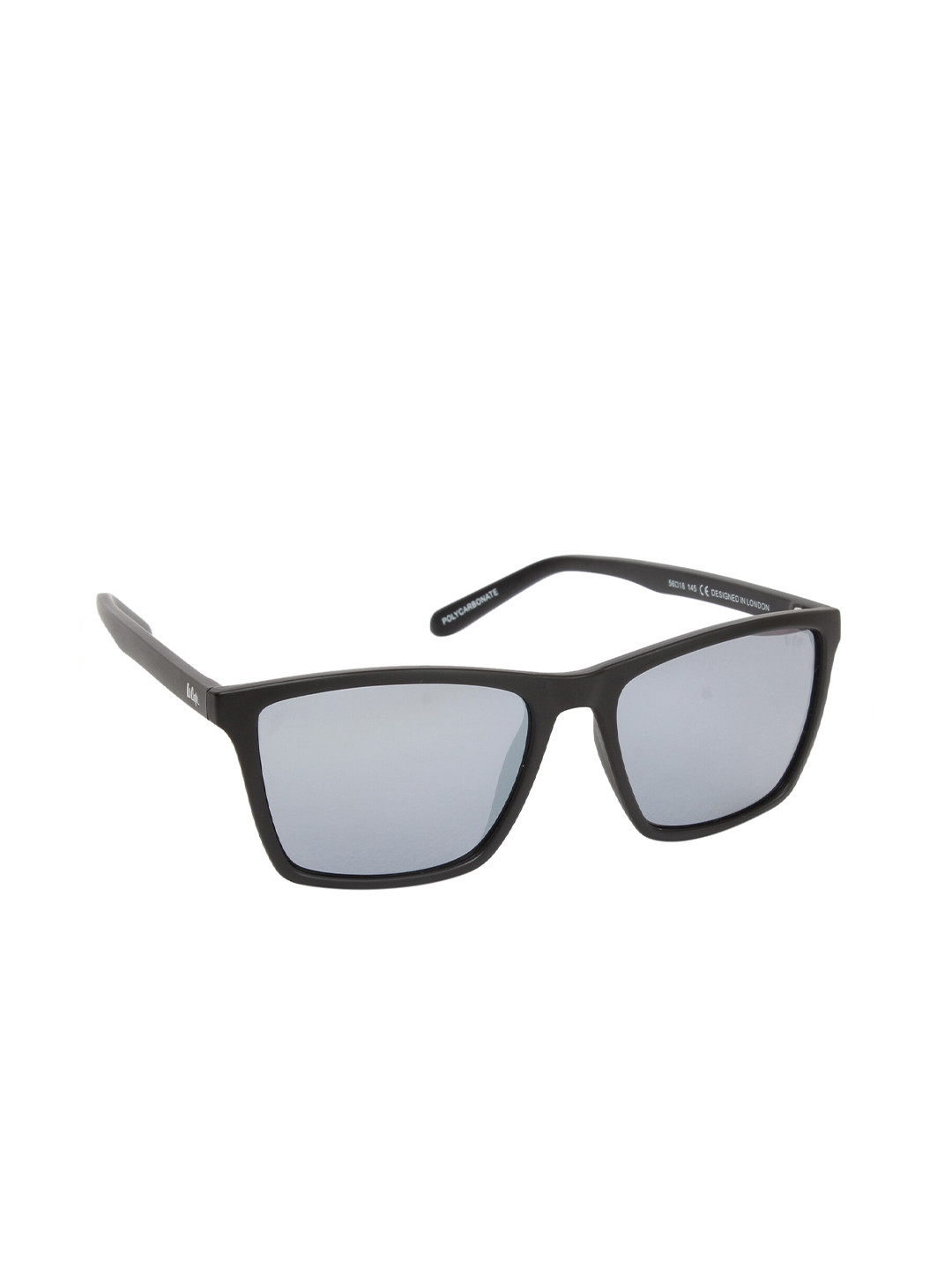 

Lee Cooper Unisex Mirrored Lens & Black Square Sunglasses LC9156NTB