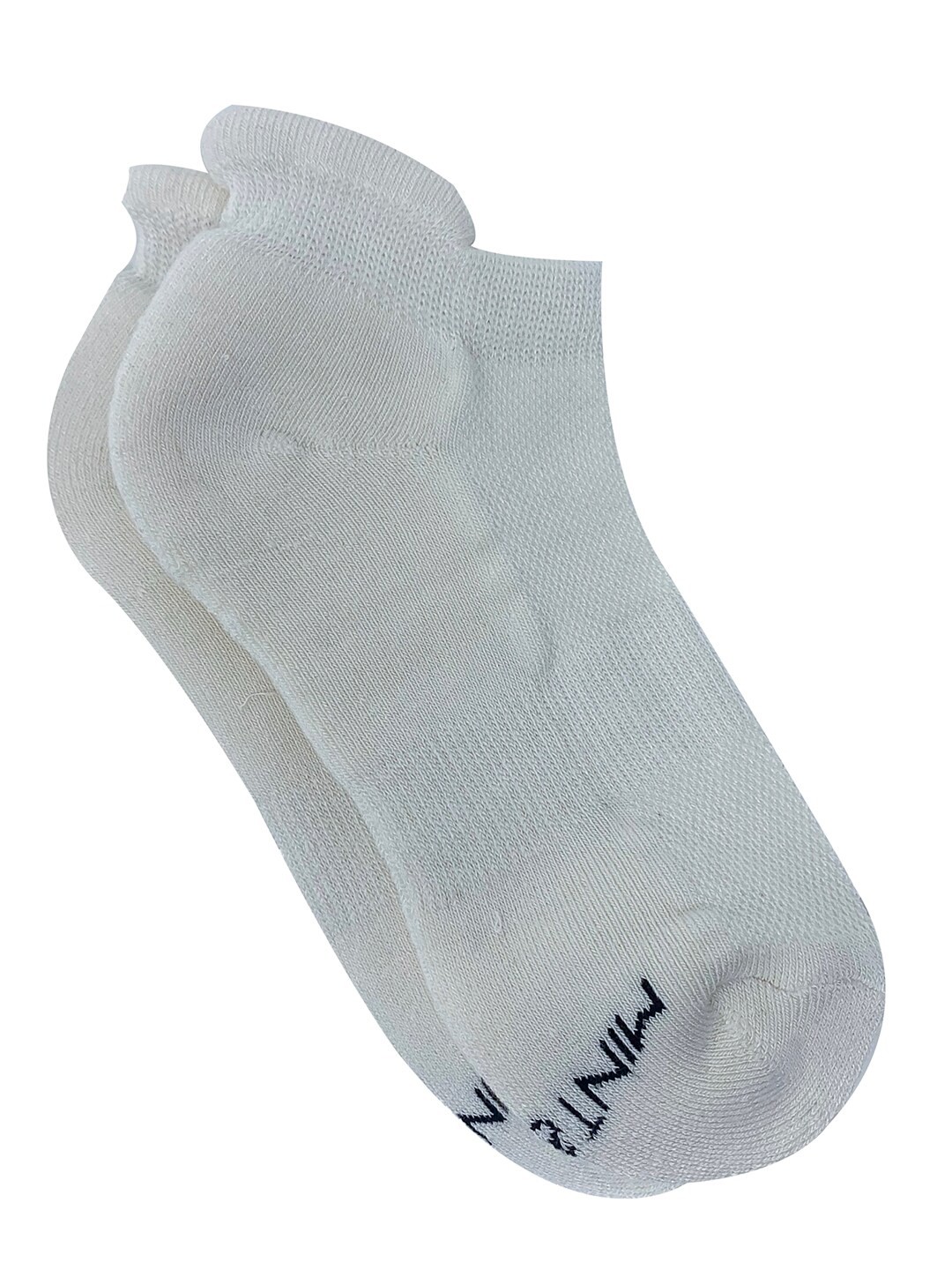 

Mint & Oak Women Off-White Patterned Ankle-Length Socks