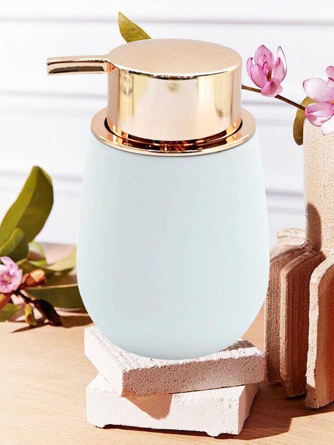

Tranquil square light blue Solid Soap Dispenser 250ml