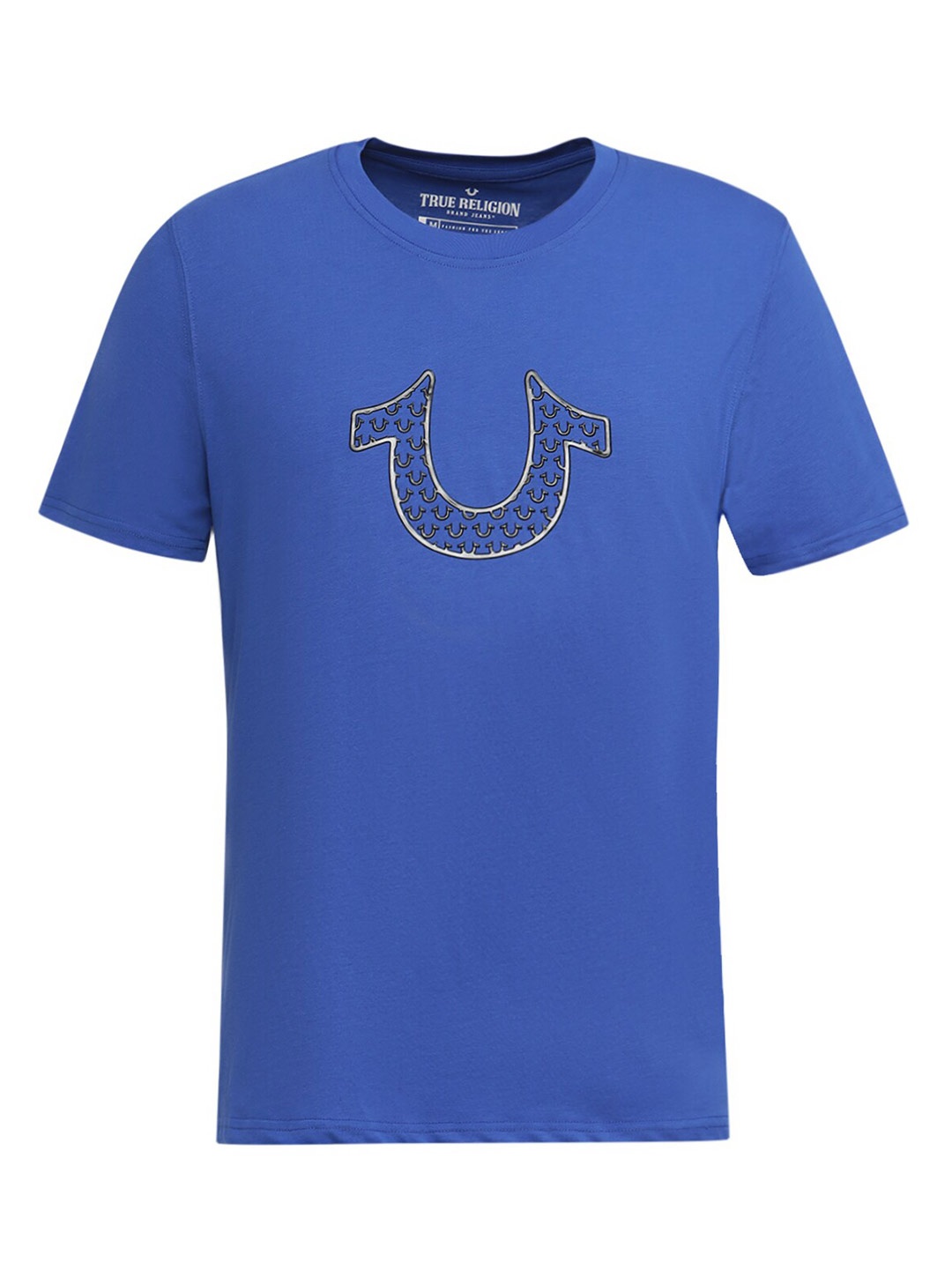 

True Religion Men Blue Typography Printed T-shirt