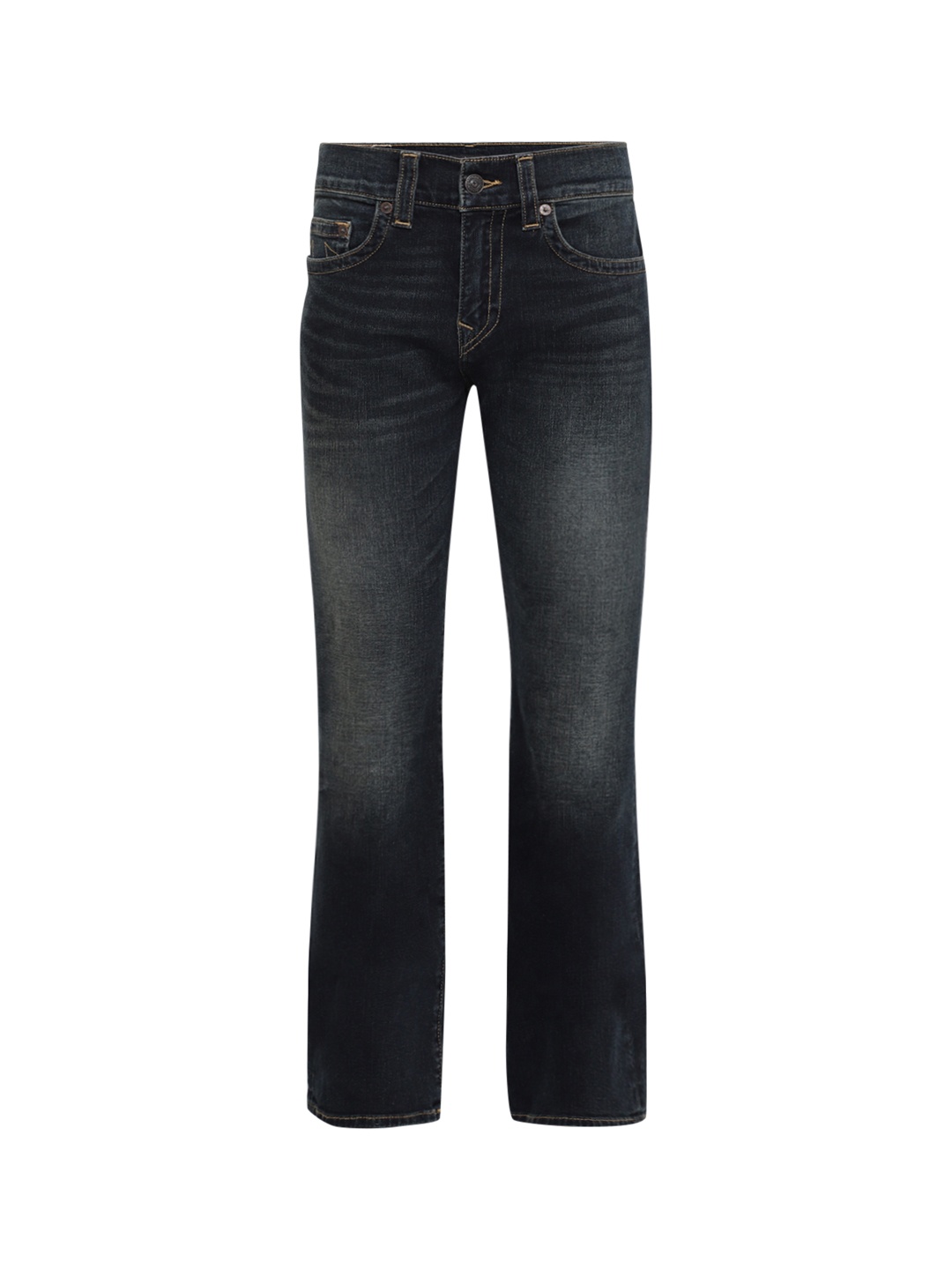 

True Religion Men SN Ricky Straight Fit Heavy Fade Jeans, Blue