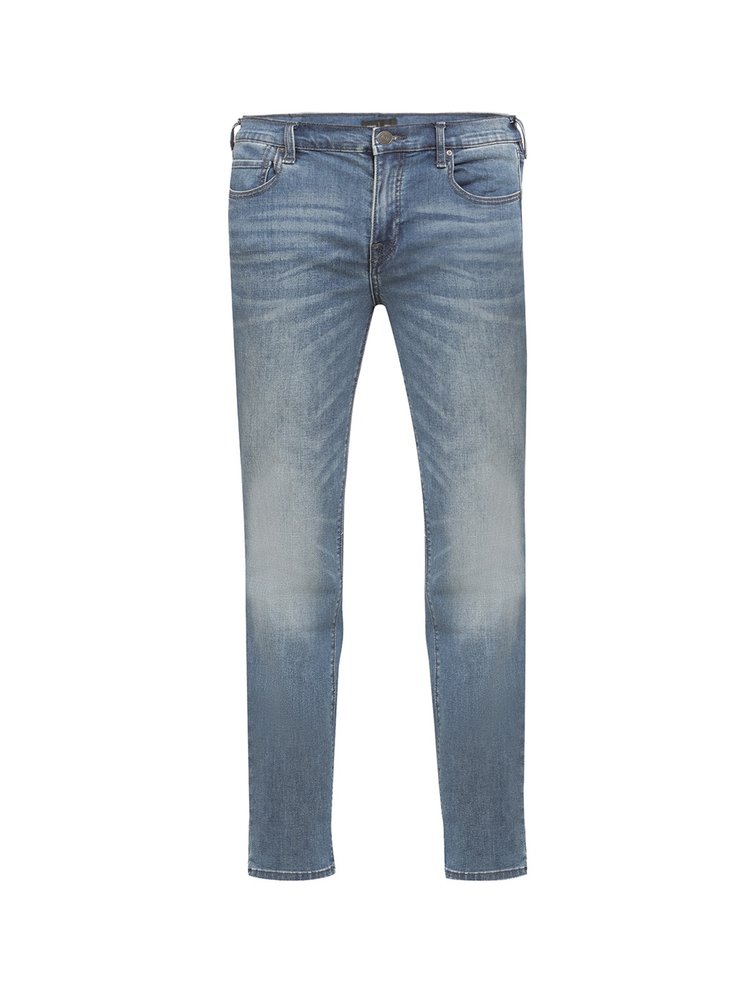 

True Religion Men SN Tony Skinny Fit Low Distress Heavy Fade Jeans, Blue