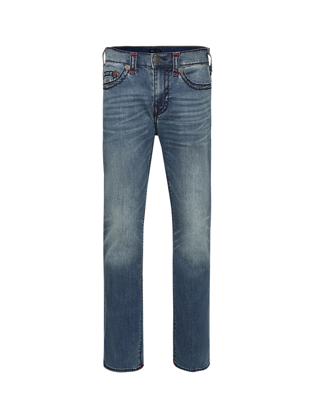 

True Religion Men Blue Slim Fit Heavy Fade Jeans