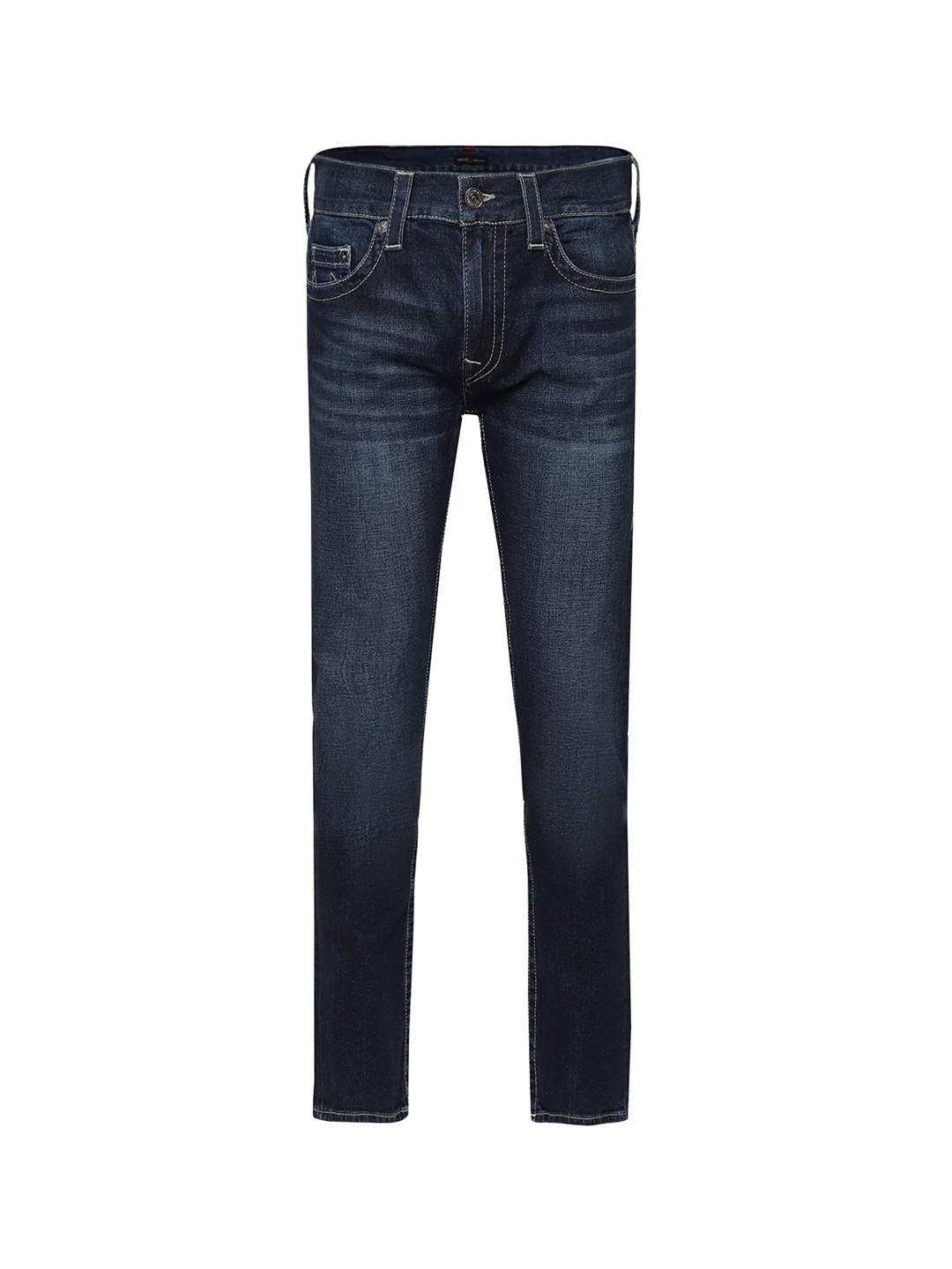 

True Religion Men Blue Skinny Fit Light Fade Jeans