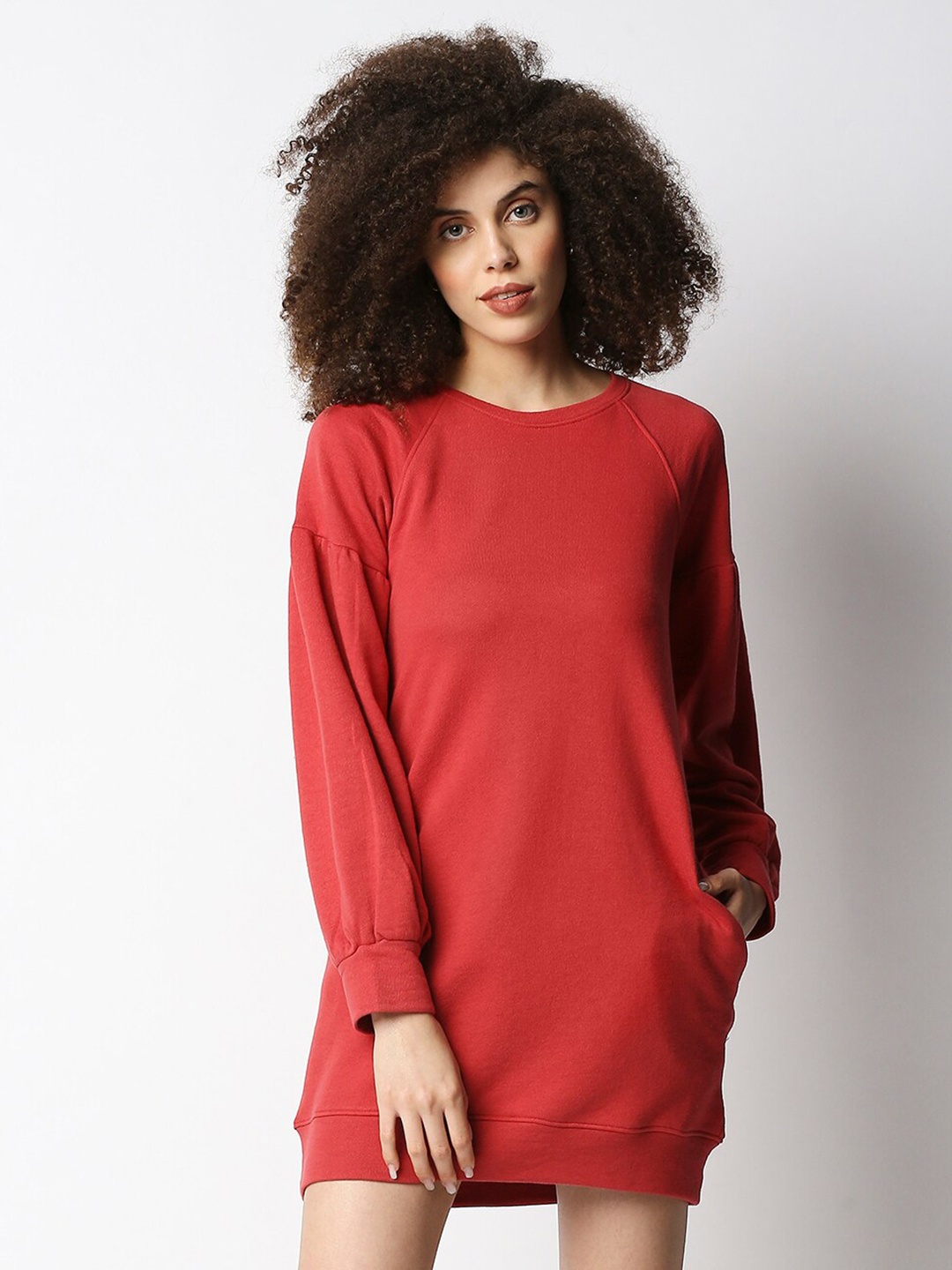 

Disrupt Women Maroon Jumper Mini Dress