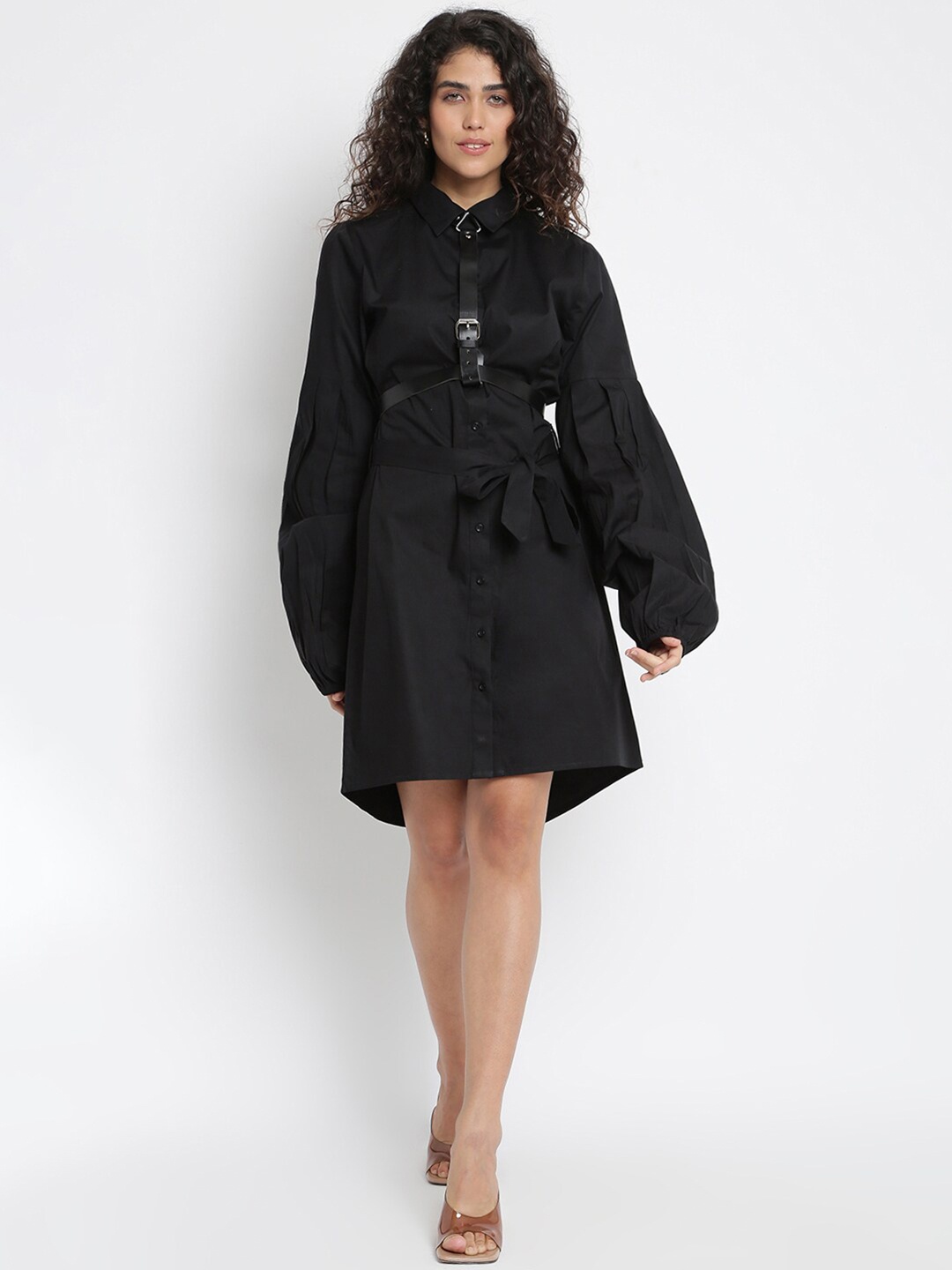 

OTORVA Women Black Shirt Dress