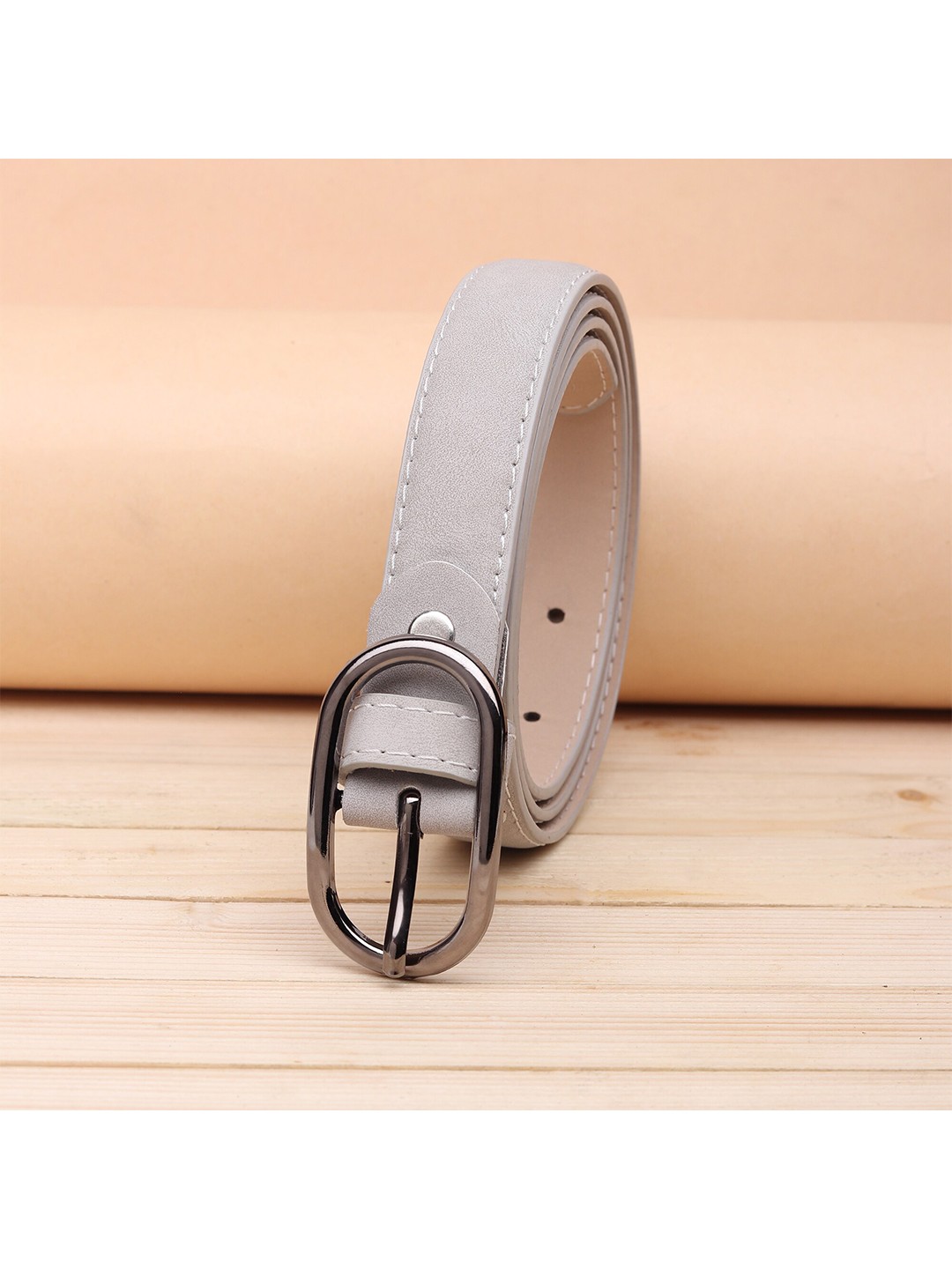 

URBAN ALFAMI Women Grey PU Belt