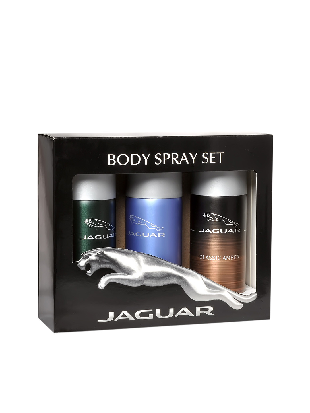 

JAGUAR Men Amber + Classic + Men Deodorants 450 ml, Black
