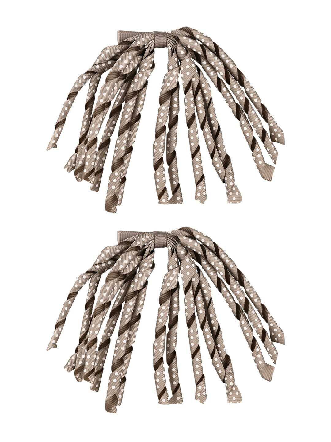 

Aye Candy Girls Grey & White Spiral Alligator Hair Clip