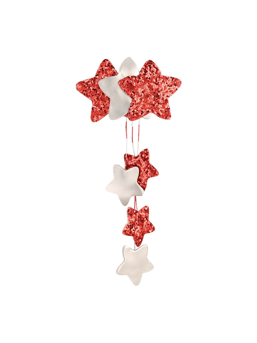 

Aye Candy Girls Red & White Spiral Alligator Hair Clip