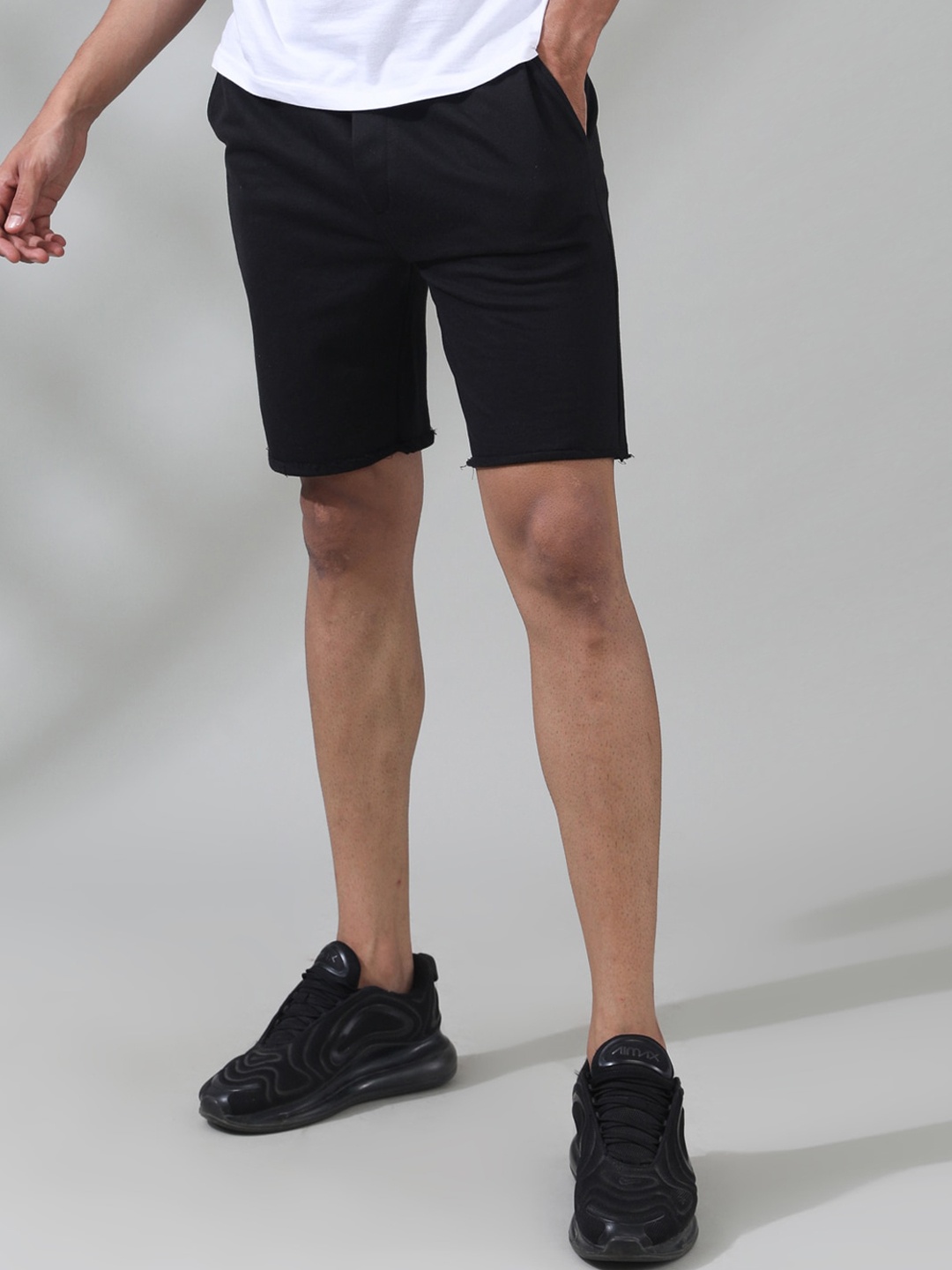 

Tinted Men Black Outdoor Chino Shorts