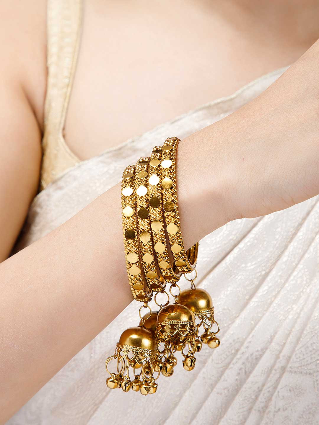 

Anouk Set Of 4 Gold-Plated Bangles