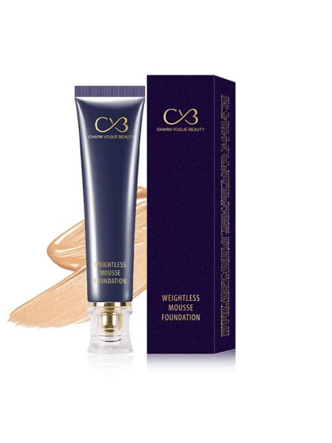

CVB Weightless Mousse Foundation - Natural Beige C03, Cream