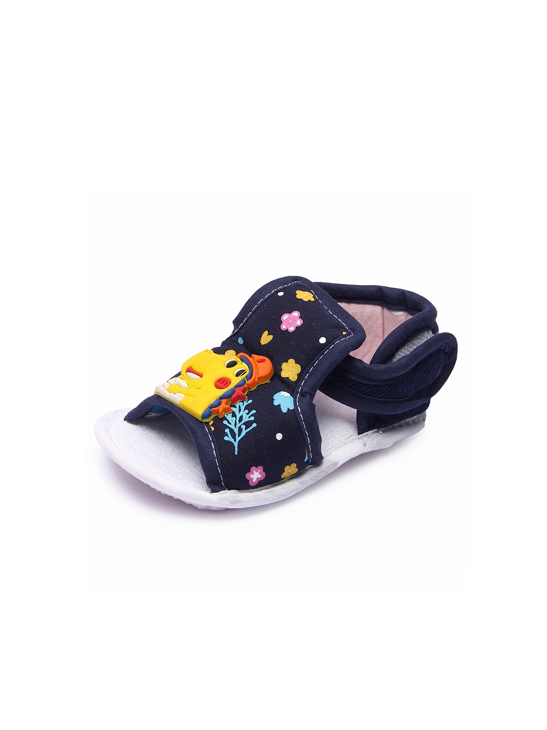 

Butterthief Unisex Kids Navy Blue & Yellow Comfort Sandals