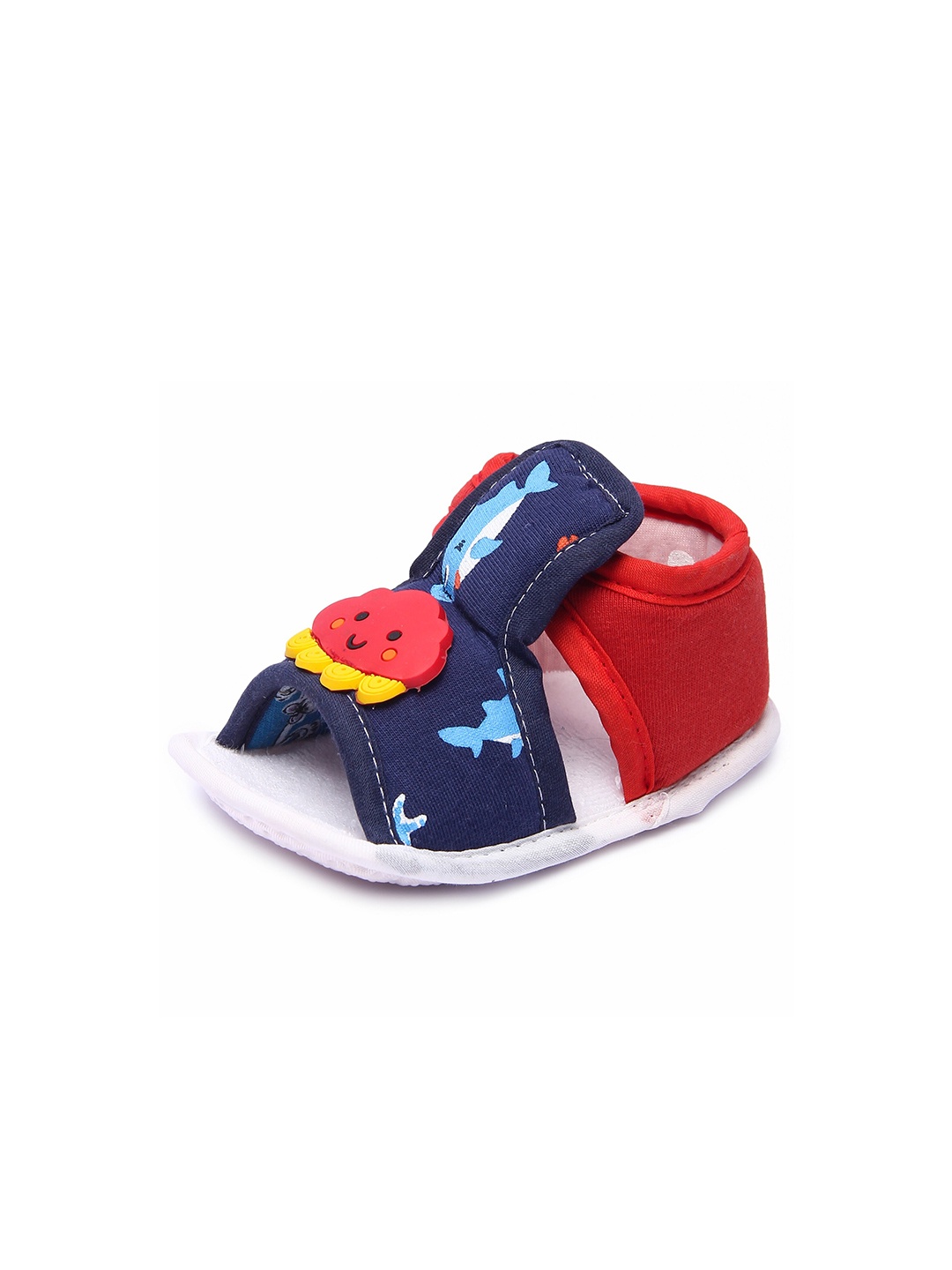 

Butterthief Unisex Kids Navy Blue & Red Comfort Sandals