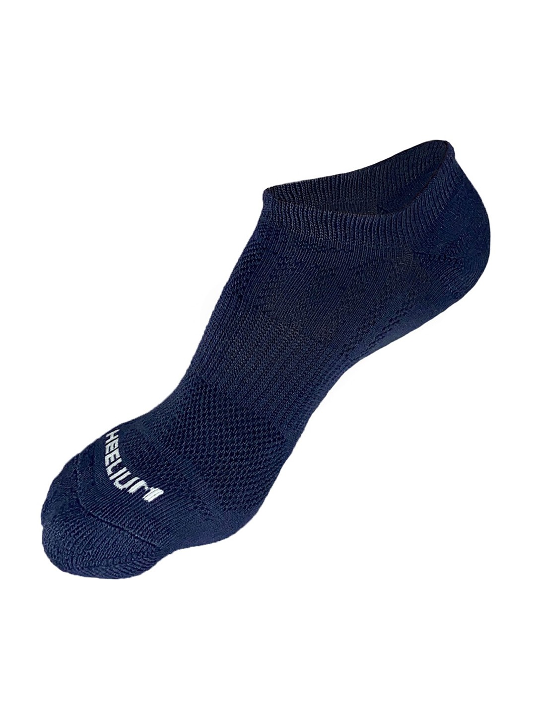

Heelium Men Odour-Free Breathable Padded Base Anti-Bacterial Bamboo Ankle Length Socks, Navy blue