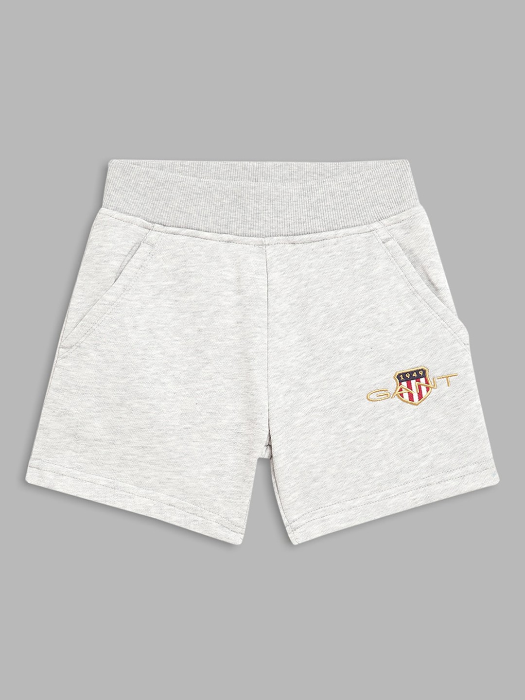 

GANT Boys Grey Solid Shorts