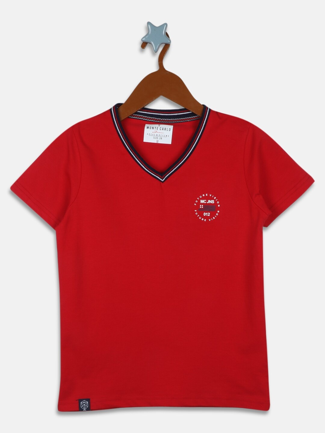 

Monte Carlo Boys Red V-Neck T-shirt