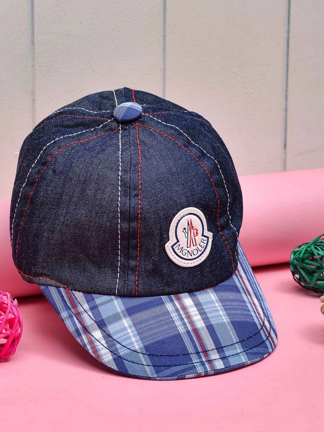 

POPLINS Unisex Kids Navy Blue Baseball Cap
