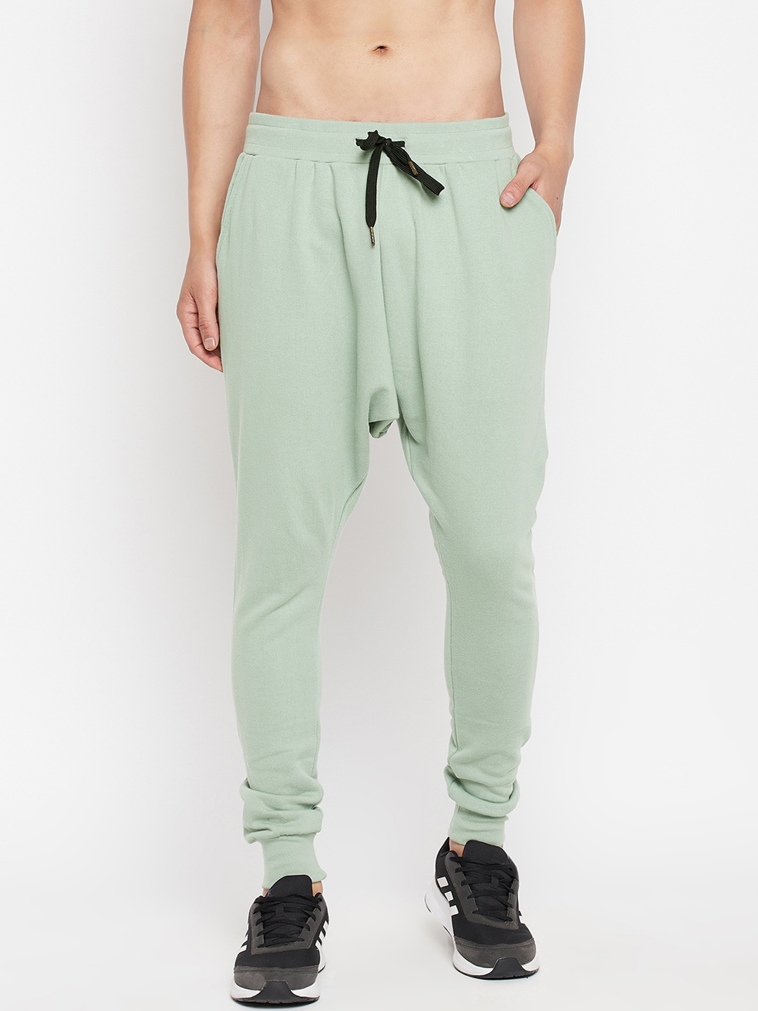 

FUGAZEE Men Green Pure Cotton Joggers