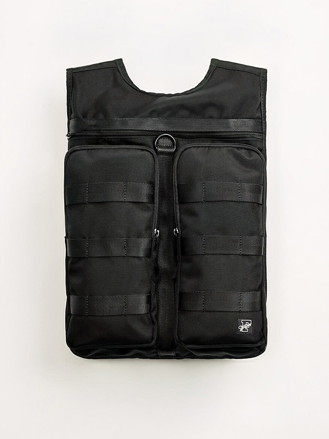 

FUGAZEE Unisex Black Solid Chest Bag
