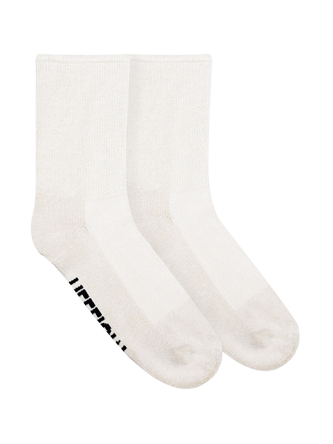 

Heelium Unisex White Pack of 2 Bamboo Diabetic Calf-Length Socks