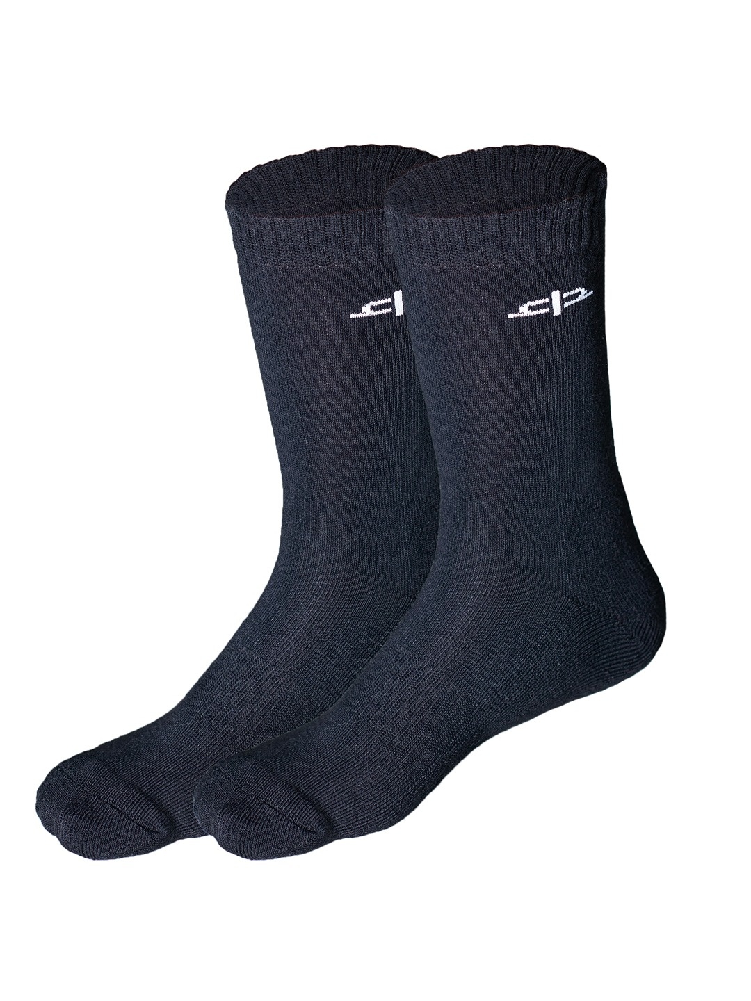 

Heelium Kids Pack of 2 Black Solid Bamboo Calf Length Socks