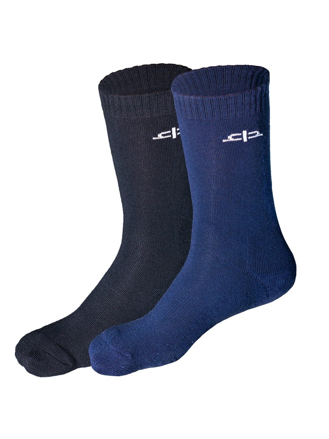 

Heelium Kids Pack of 2 Solid Calf Length Socks, Black