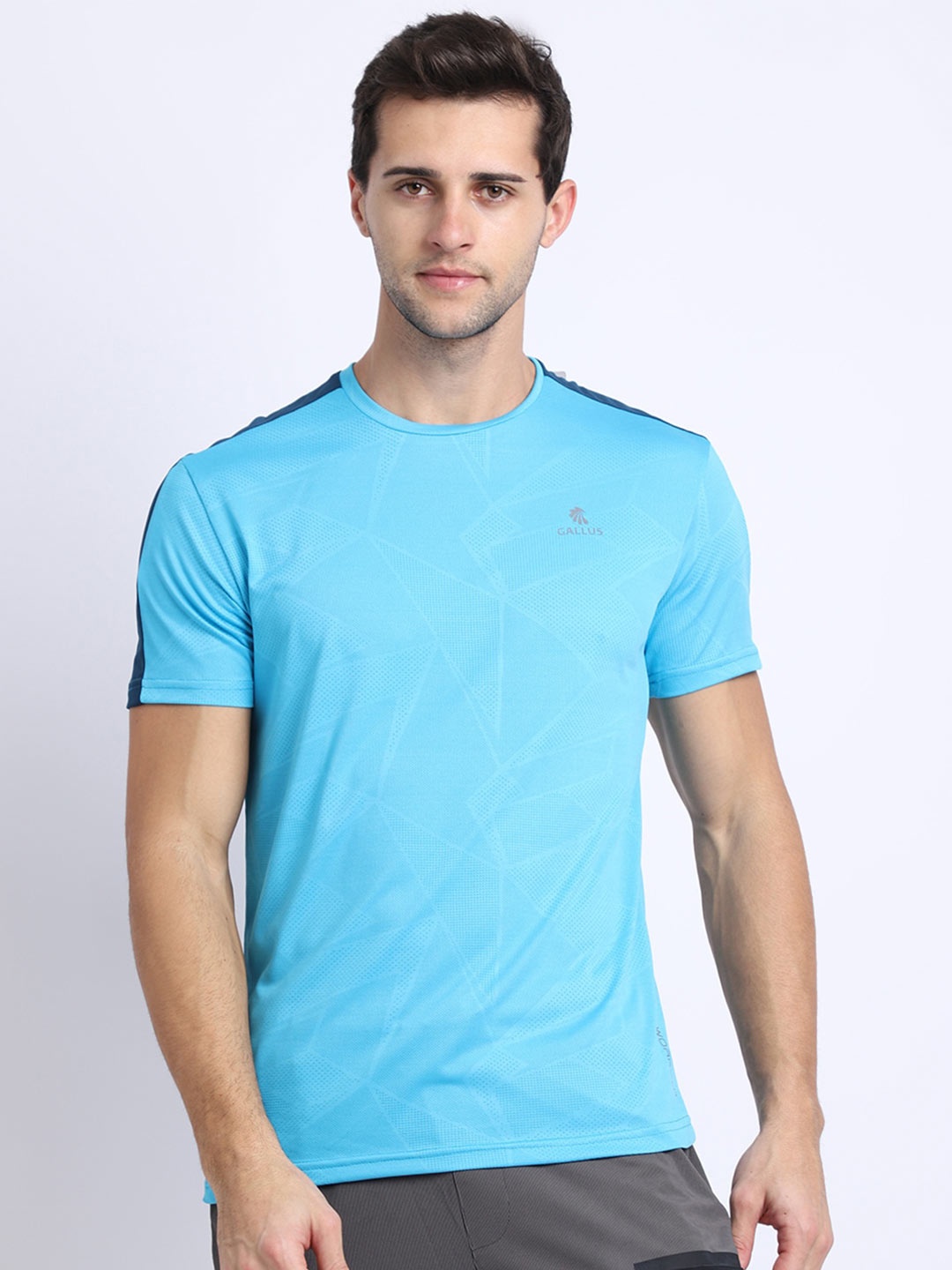 

Gallus Men Blue Dri-FIT T-shirt