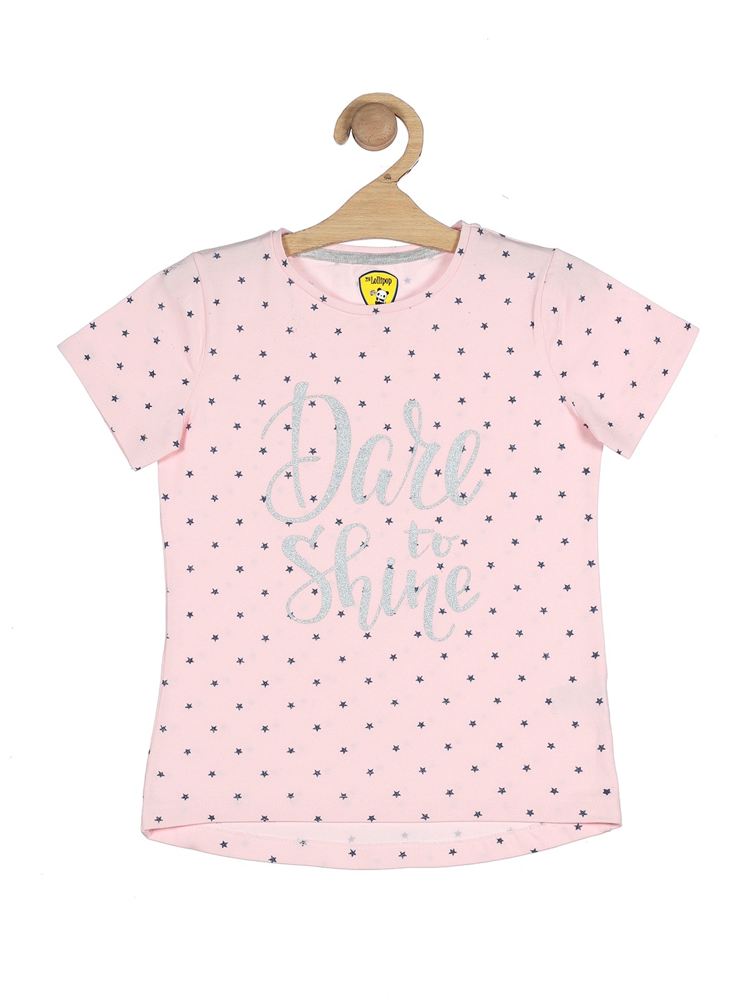 

Lil Lollipop Girls Pink Printed Top